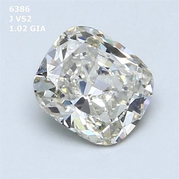 1.02ct J VS2 Very Good Cut Cushion Diamond