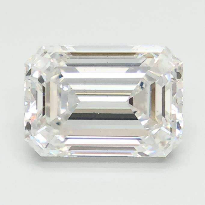 2.09ct E VS2 Rare Carat Ideal Cut Emerald Lab Grown Diamond