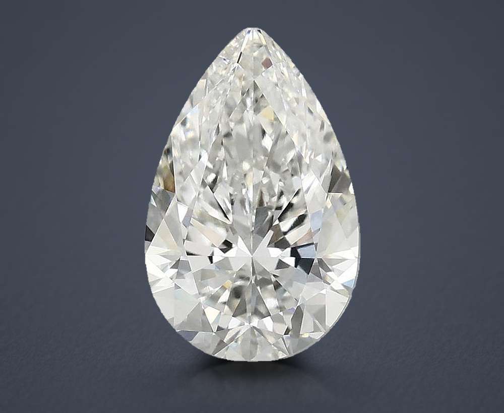 2.95 Carat Pear Lab Diamond