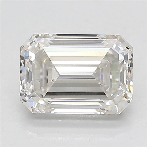 1.56ct H VS1 Rare Carat Ideal Cut Emerald Lab Grown Diamond