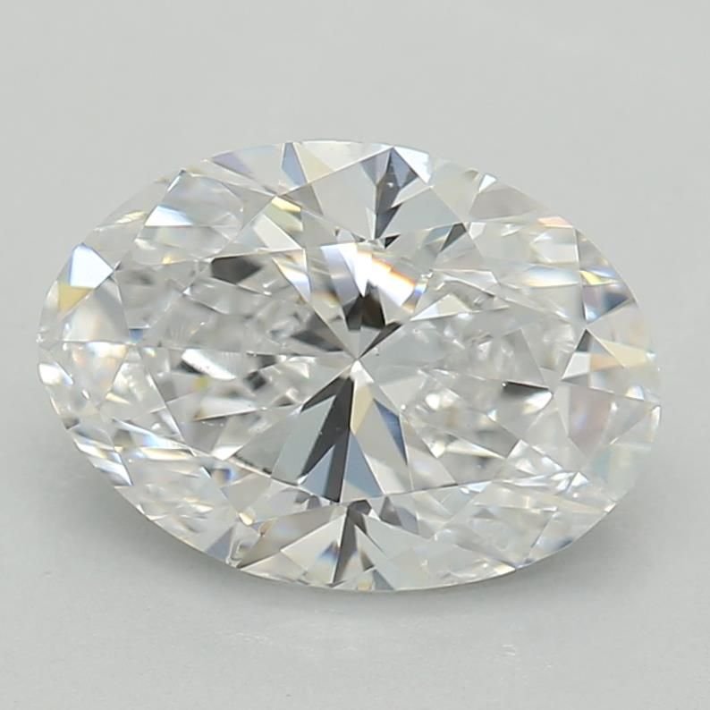 0.88ct E VS1 Rare Carat Ideal Cut Oval Lab Grown Diamond