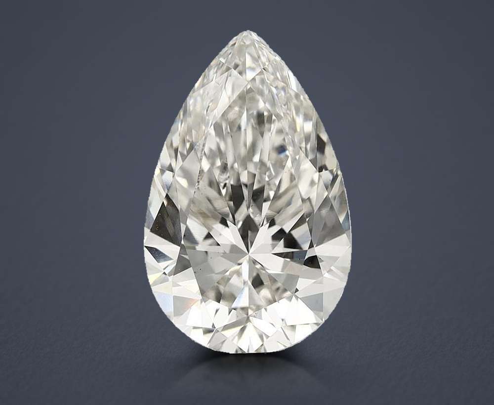 6.45 Carat Pear Lab Diamond