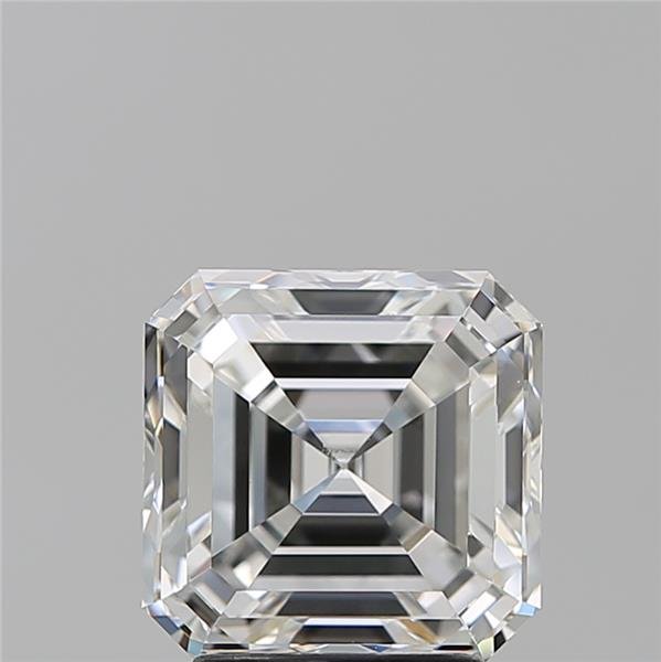 3.01ct G SI1 Rare Carat Ideal Cut Asscher Diamond