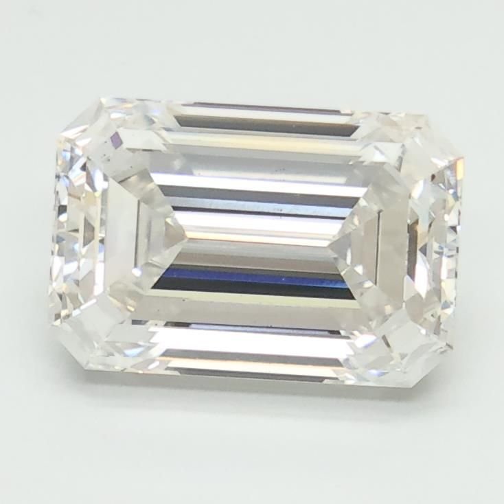 2.71ct F VS1 Rare Carat Ideal Cut Emerald Lab Grown Diamond