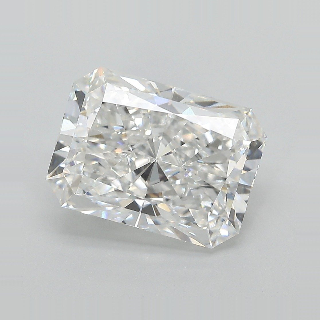 4.58ct E VVS2 Rare Carat Ideal Cut Radiant Lab Grown Diamond