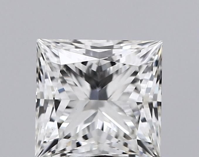 1.34ct H VS1 Rare Carat Ideal Cut Princess Lab Grown Diamond