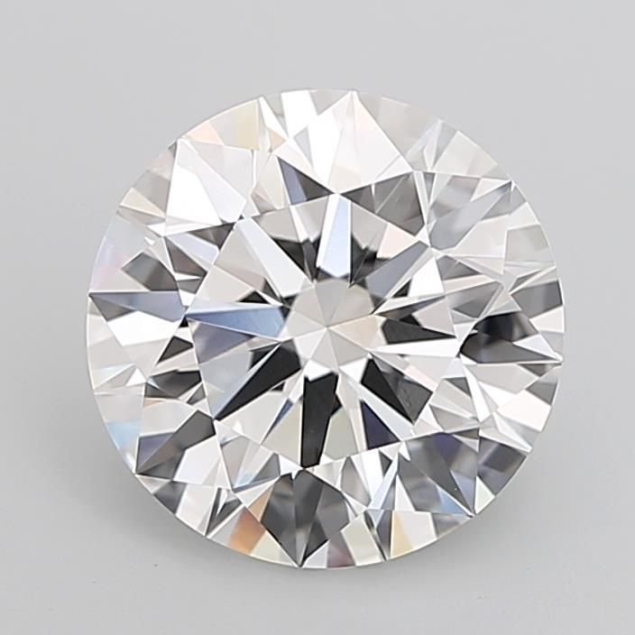 7.03ct F VVS2 Rare Carat Ideal Cut Round Lab Grown Diamond