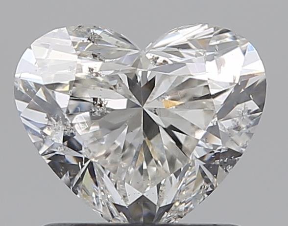 0.97ct F SI2 Rare Carat Ideal Cut Heart Diamond