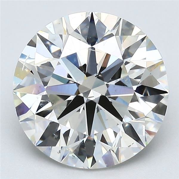 3.50ct J VS2 Rare Carat Ideal Cut Round Diamond