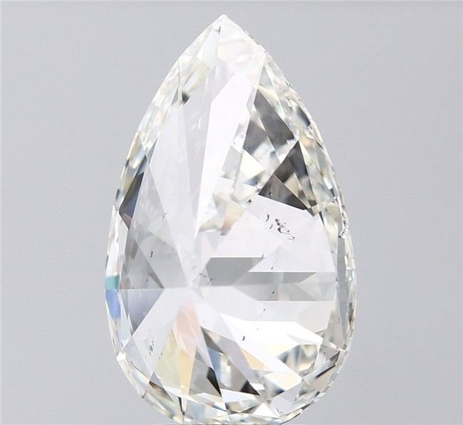 5.23ct J SI2 Rare Carat Ideal Cut Pear Diamond