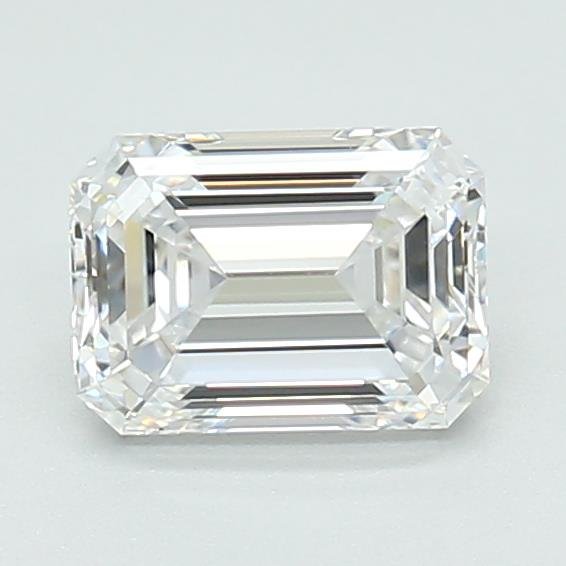 0.92ct D VVS1 Excellent Cut Emerald Lab Grown Diamond
