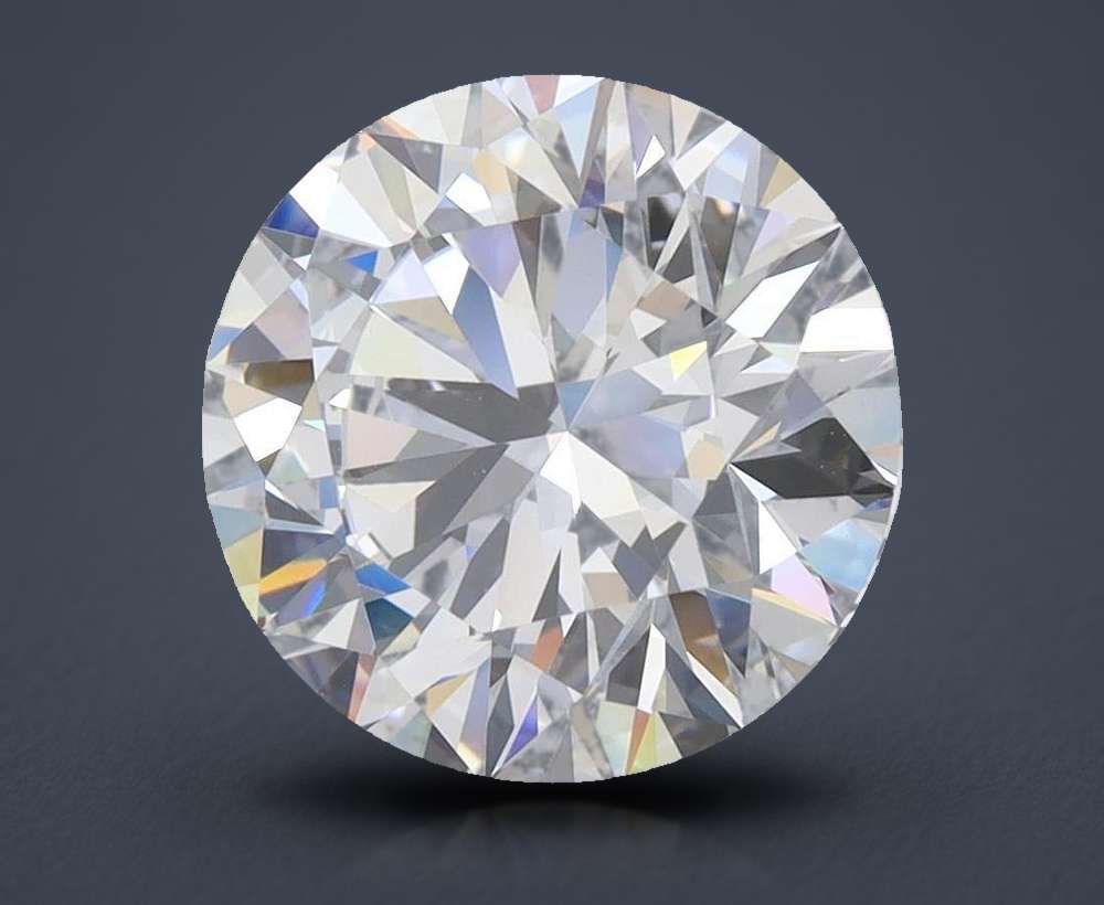 3.44 Carat Round Lab Diamond