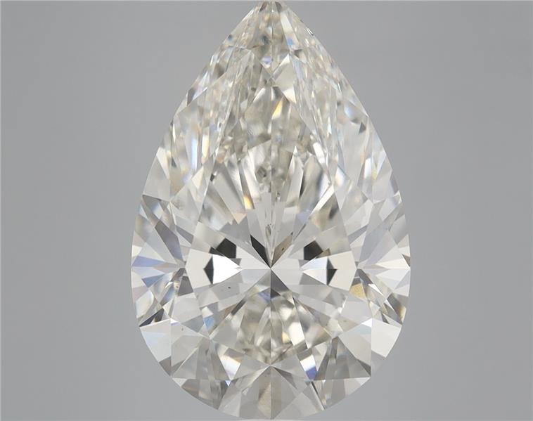 7.07ct H VS2 Rare Carat Ideal Cut Pear Lab Grown Diamond