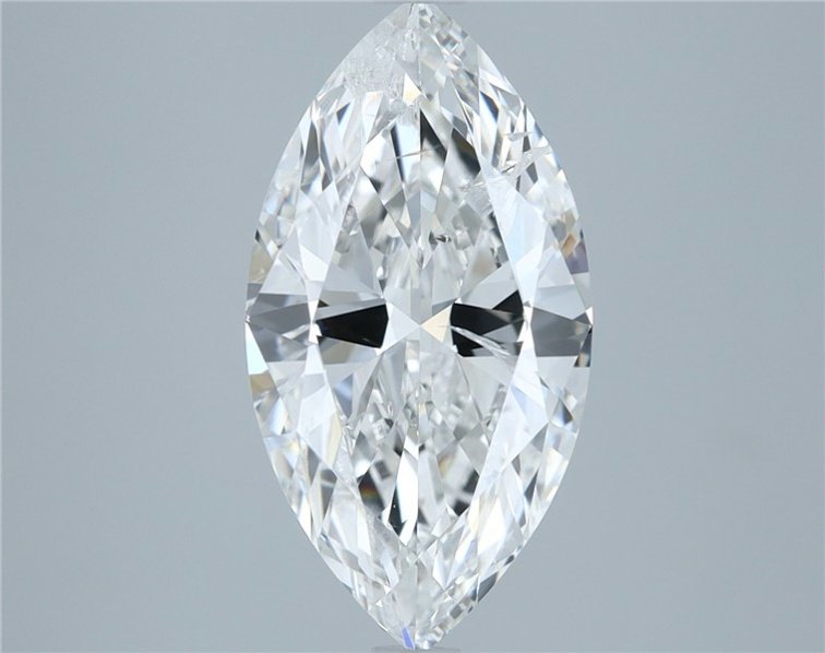 3.01ct F SI2 Rare Carat Ideal Cut Marquise Diamond