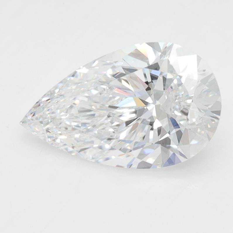 1.26ct D VVS2 Rare Carat Ideal Cut Pear Lab Grown Diamond