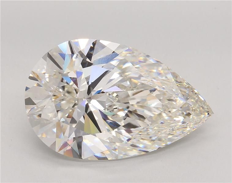13.53ct G VS1 Rare Carat Ideal Cut Pear Lab Grown Diamond