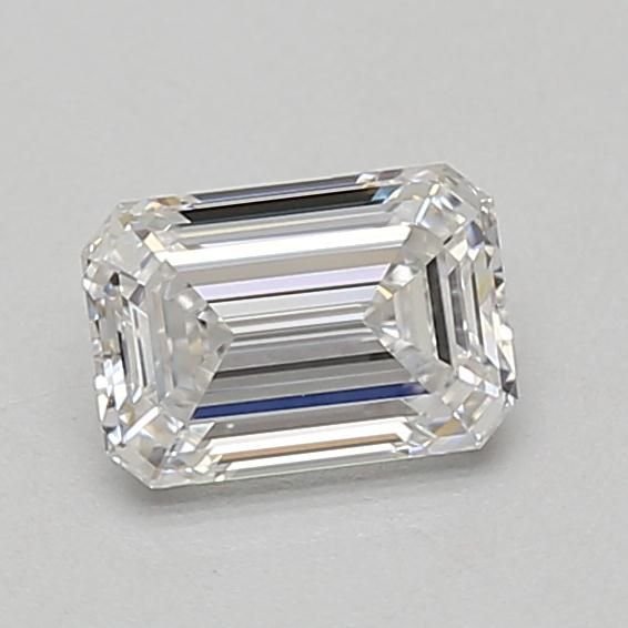 0.86ct D VVS2 Very Good Cut Emerald Lab Grown Diamond