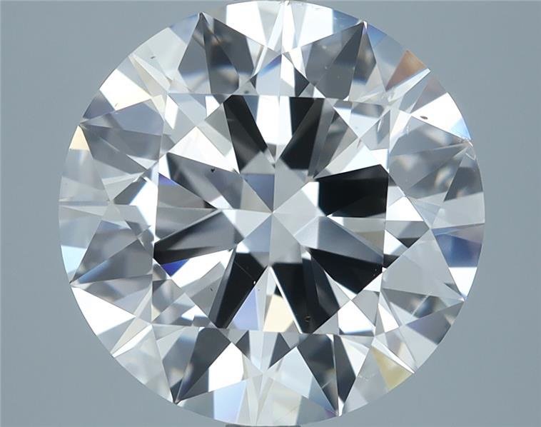 5.01ct H SI1 Rare Carat Ideal Cut Round Diamond