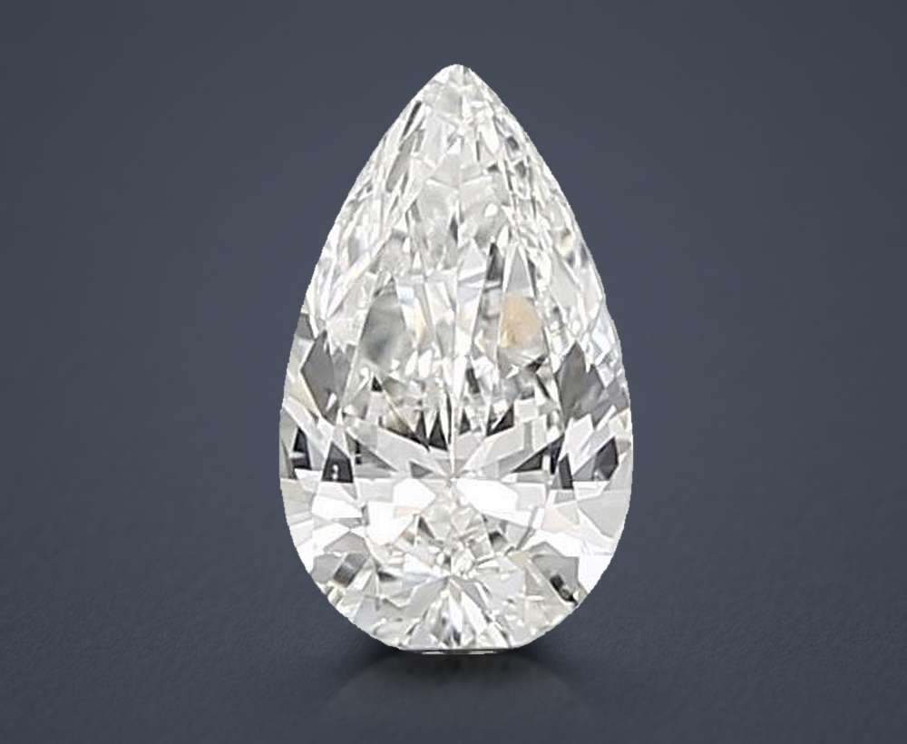 0.56 Carat Pear Lab Diamond