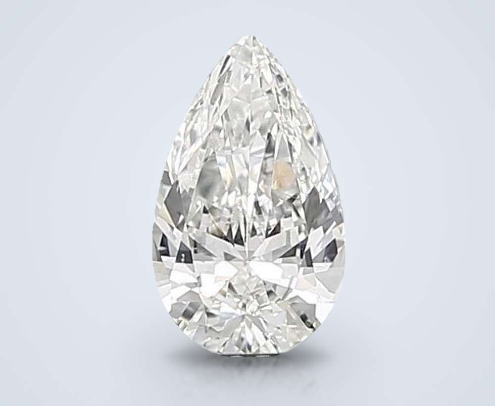 0.56 Carat Pear Lab Diamond