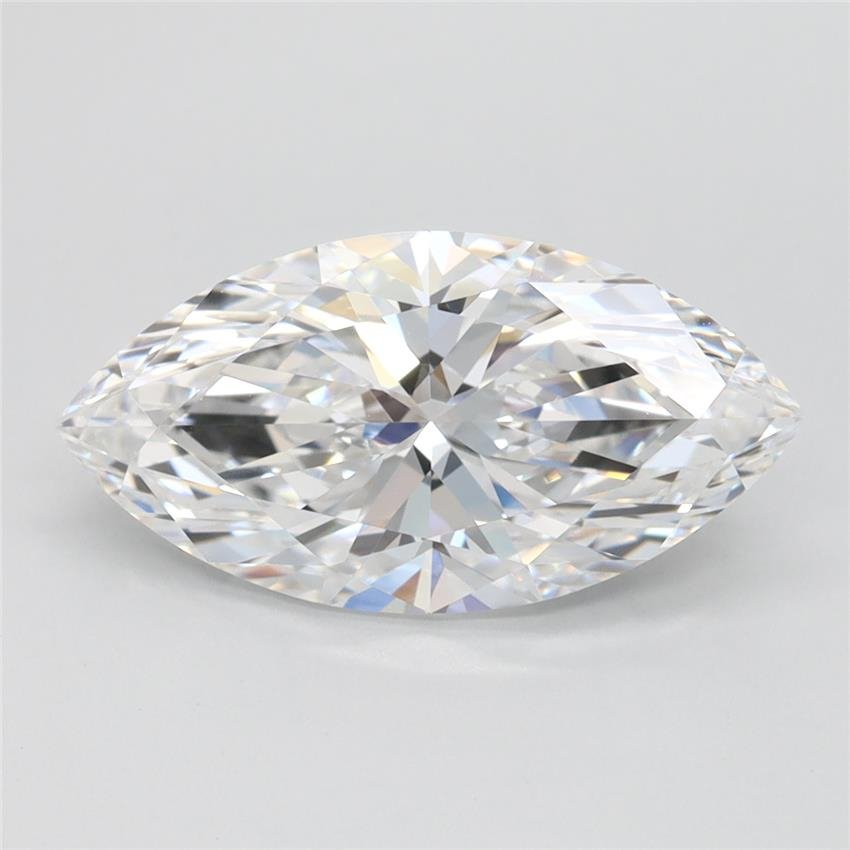 2.27ct D IF Rare Carat Ideal Cut Marquise Lab Grown Diamond
