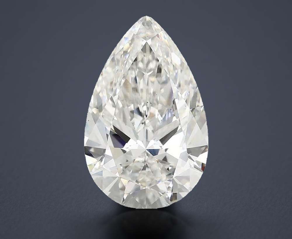 4.48 Carat Pear Lab Diamond