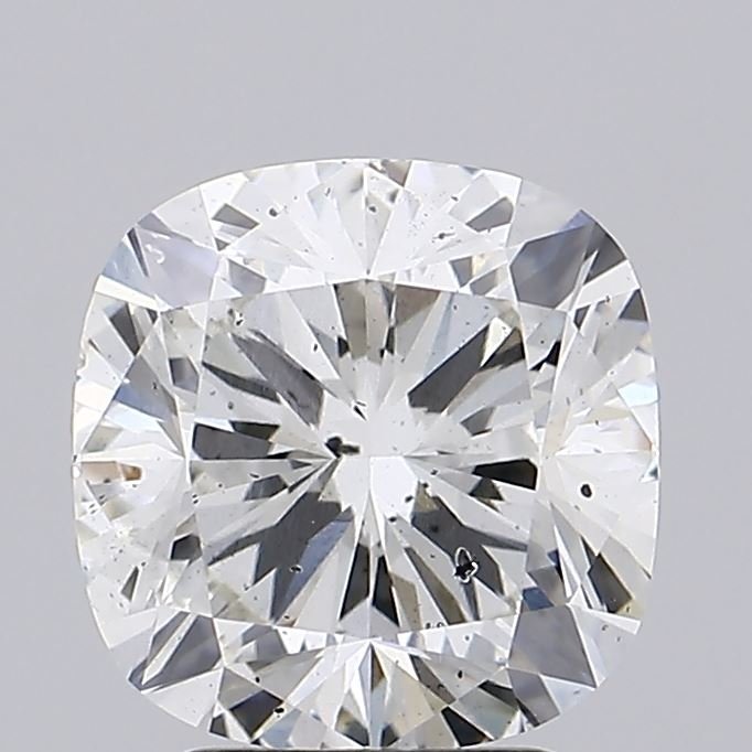 3.84ct H SI1 Rare Carat Ideal Cut Cushion Lab Grown Diamond