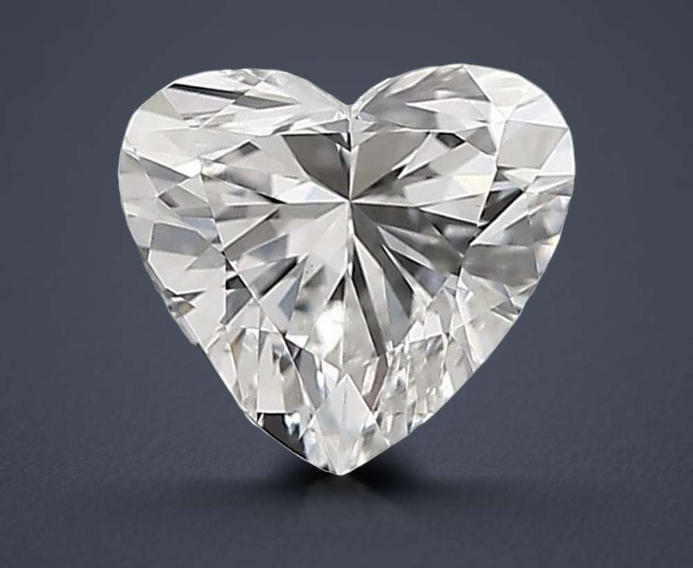 0.74 Carat Heart Lab Diamond