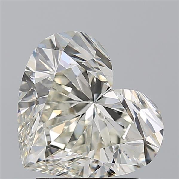 2.21ct K VS2 Rare Carat Ideal Cut Heart Diamond