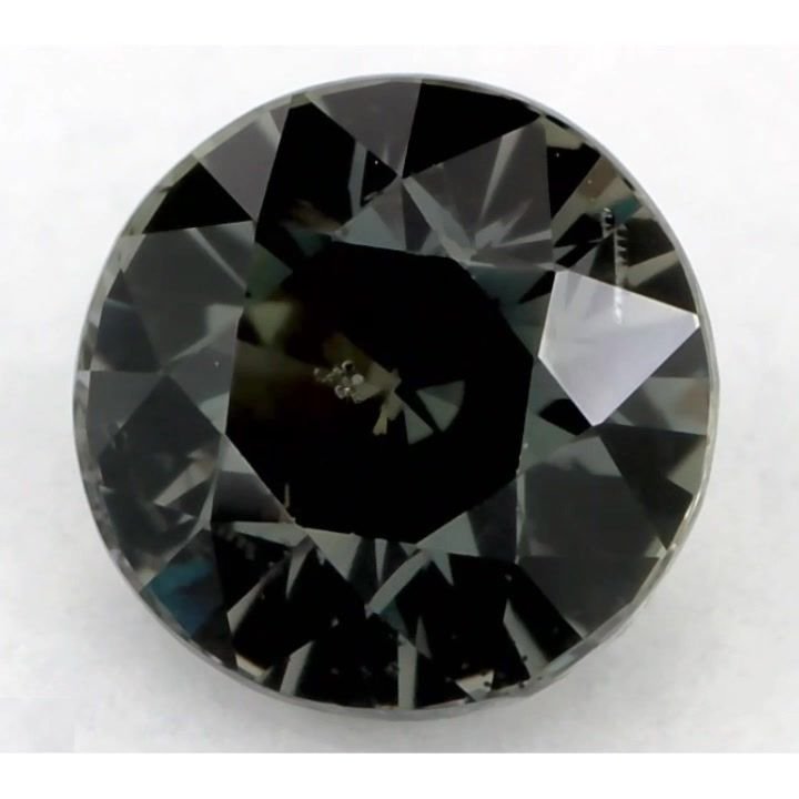 1.17 Carat Green Round Sapphire