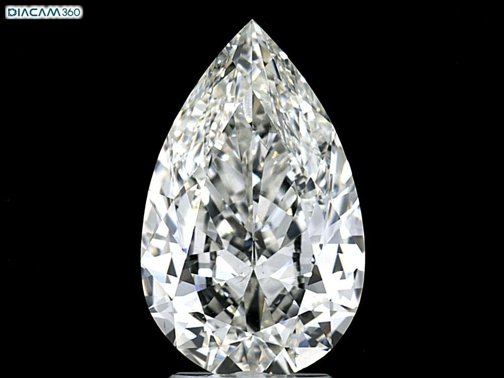 3.50 Carat Pear Natural Diamond