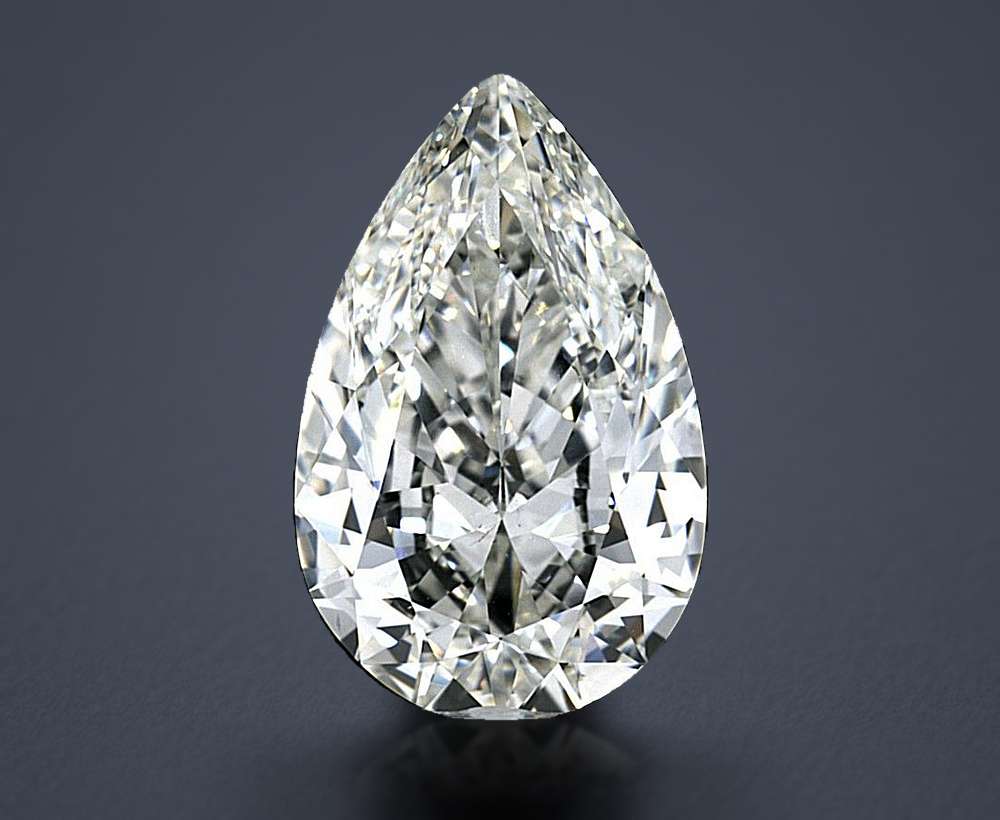 3.50 Carat Pear Natural Diamond