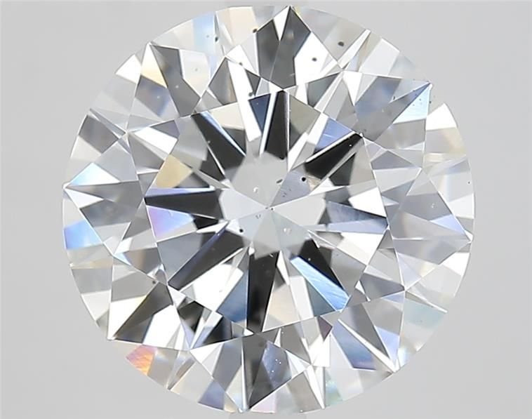 5.01ct F SI1 Excellent Cut Round Lab Grown Diamond