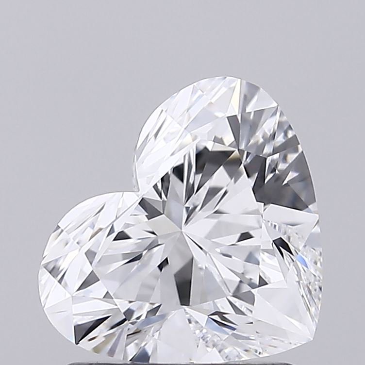 1.52ct D VVS2 Rare Carat Ideal Cut Heart Lab Grown Diamond