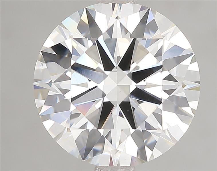 3.79ct H VS2 Rare Carat Ideal Cut Round Lab Grown Diamond