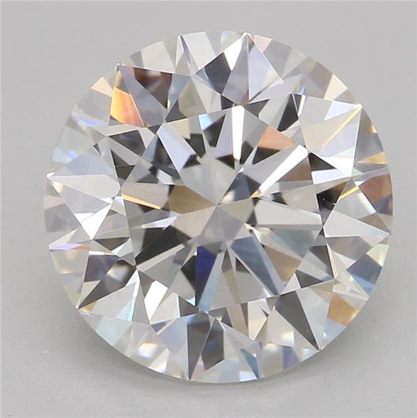 2.52ct E VVS2 Rare Carat Ideal Cut Round Lab Grown Diamond