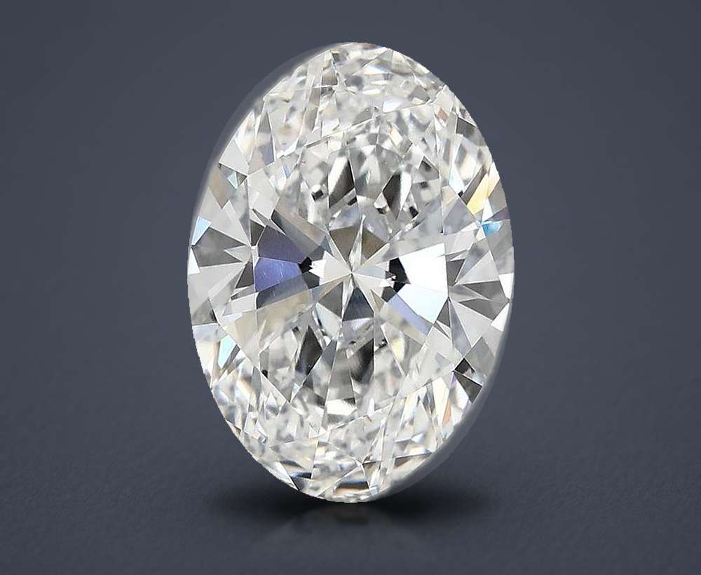 3.74 Carat Oval Lab Diamond
