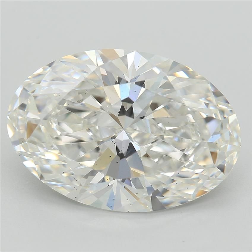 5.09ct G VS2 Rare Carat Ideal Cut Oval Lab Grown Diamond