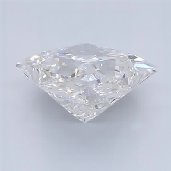 0.92ct H VVS2 Rare Carat Ideal Cut Princess Lab Grown Diamond