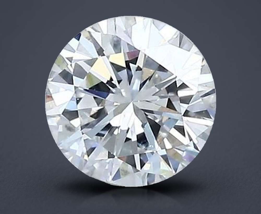 0.76 Carat Round Natural Diamond