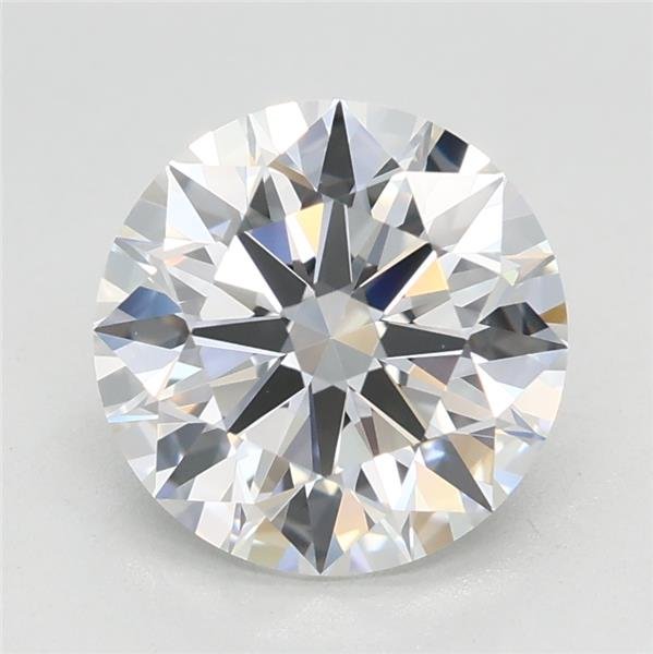 2.09ct F IF Rare Carat Ideal Cut Round Lab Grown Diamond