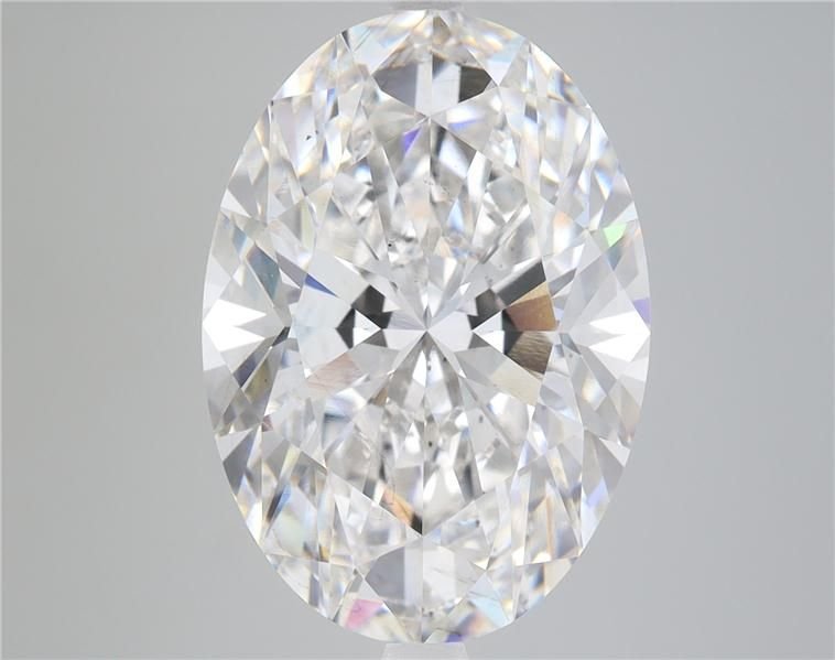 8.38ct F VS2 Rare Carat Ideal Cut Oval Lab Grown Diamond