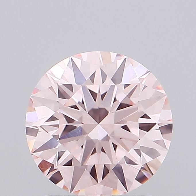1.55 Ct. Fancy Intense Pink Round Lab Diamond