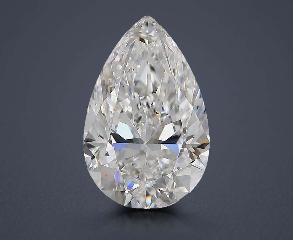 3.50 Carat Pear Natural Diamond