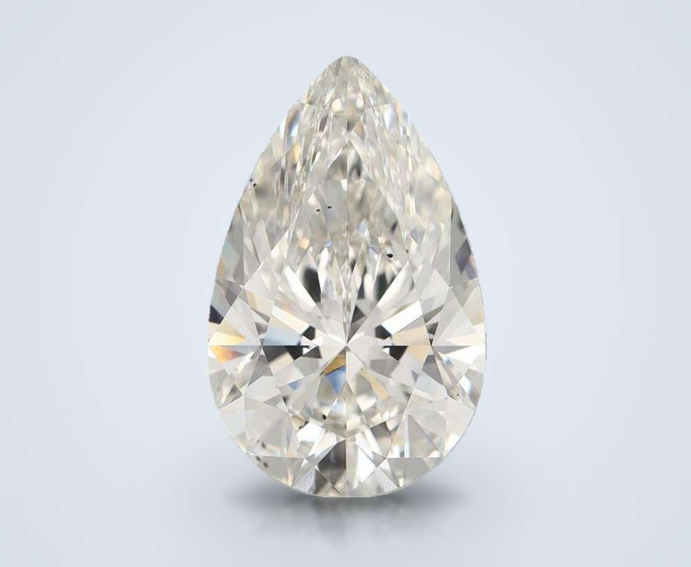 6.83 Carat Pear Lab Diamond