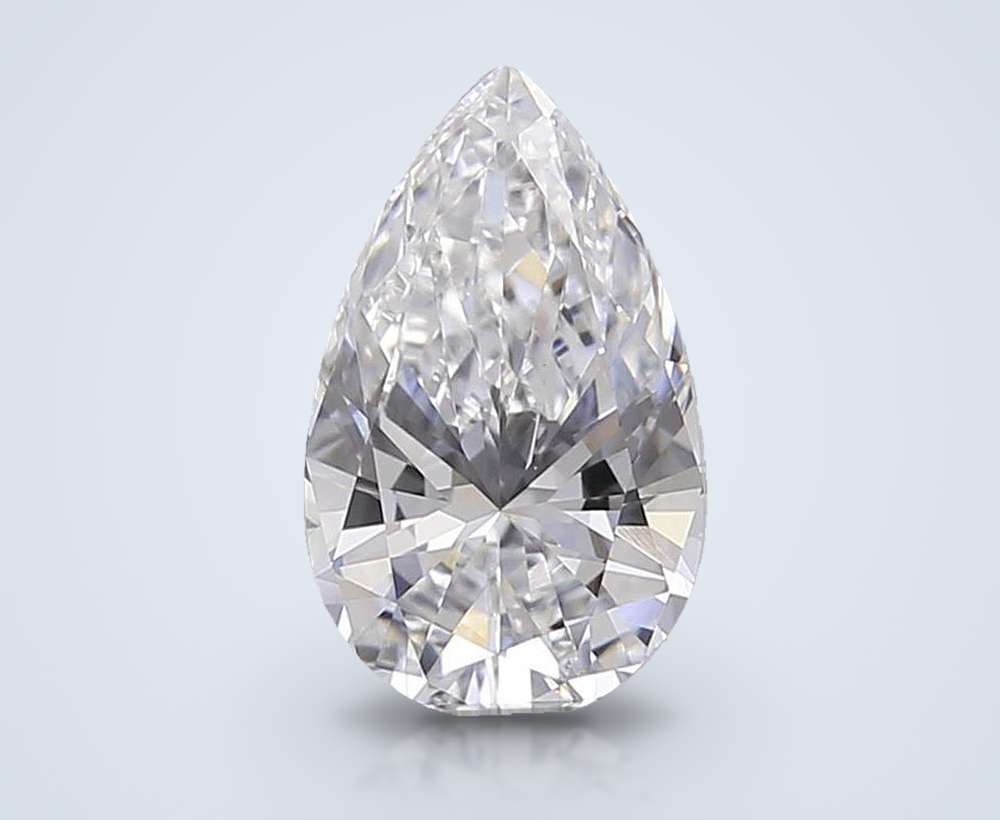 0.50 Carat Pear Lab Diamond