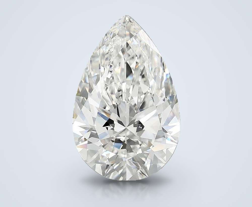 4.90 Carat Pear Lab Diamond