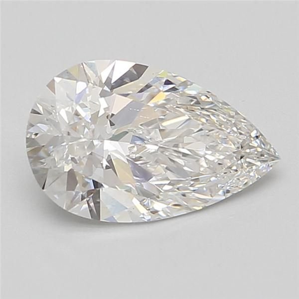 2.48ct E VS1 Rare Carat Ideal Cut Pear Lab Grown Diamond
