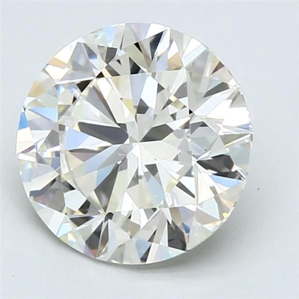 3.00ct J VS2 Rare Carat Ideal Cut Round Diamond