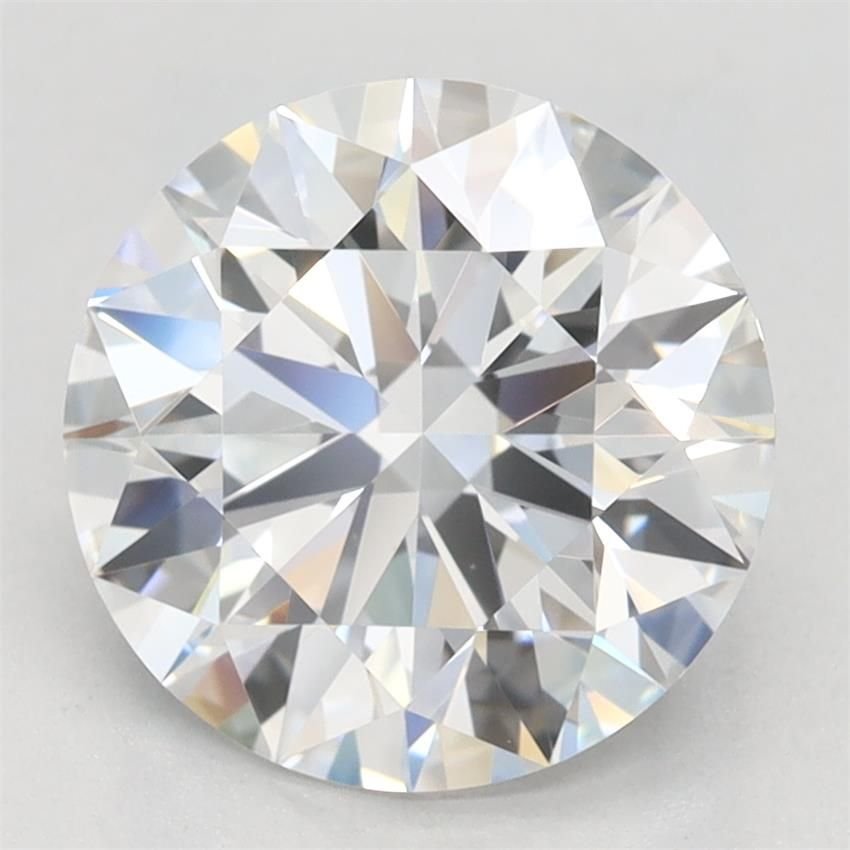 2.58ct D VVS1 Rare Carat Ideal Cut Round Lab Grown Diamond